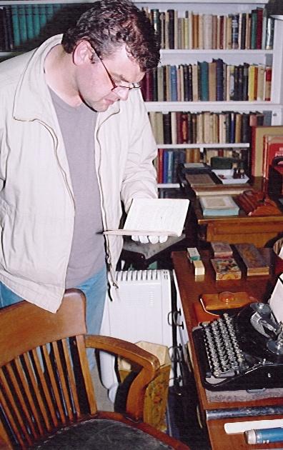 Mark checks the original script