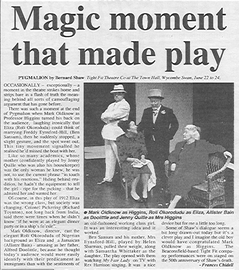 Buckinghamshire Advertiser 28.6.01