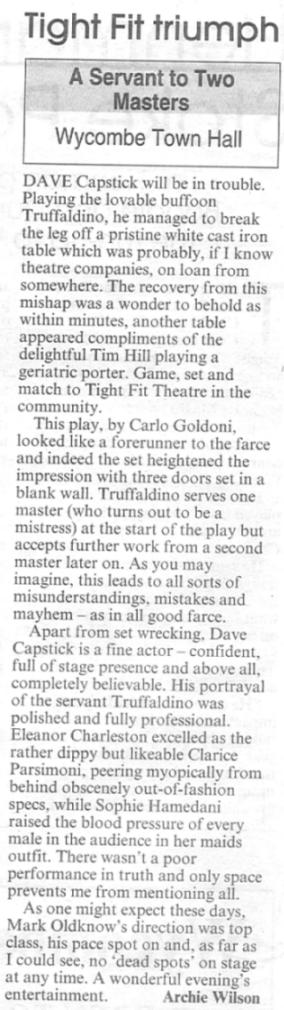 Bucks Free Press (Freetime) 25.6.2004