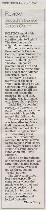 Review, Bucks Free Press